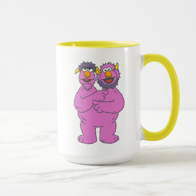 Sesame Street Tvåhövdade Monster Mugg (Höger)