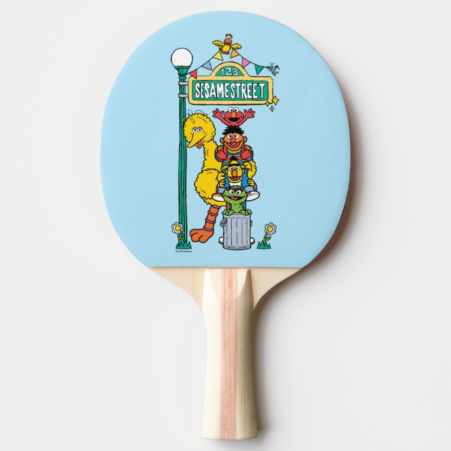 Sesame Street | Under Sesame Street Sign Pingisracket (Framsidan)
