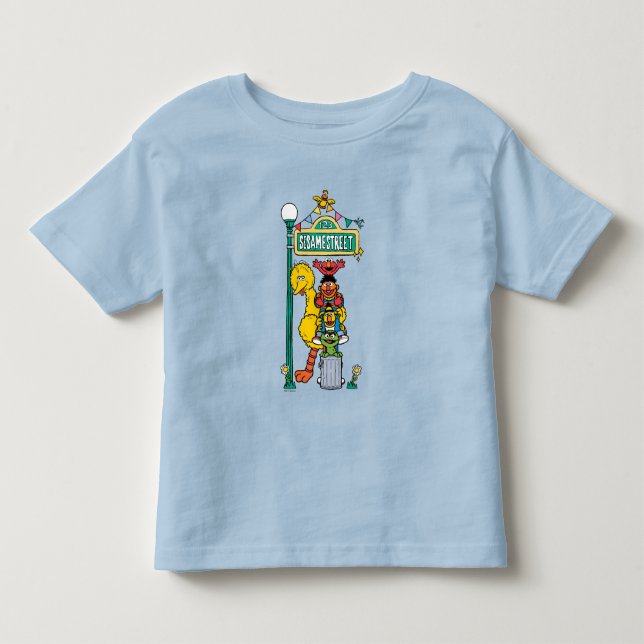 Sesame Street | Under Sesame Street Sign T Shirt (Framsida)