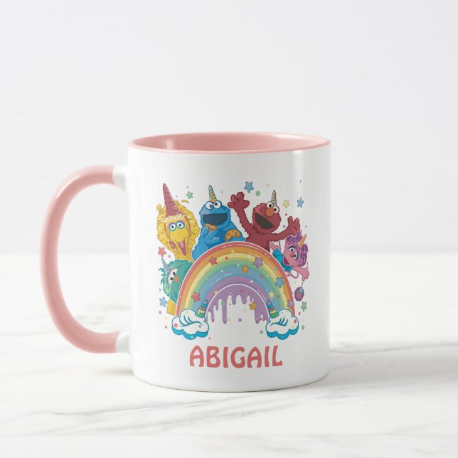 Sesame Street Unicorn Rainbow Mugg (Vänster)