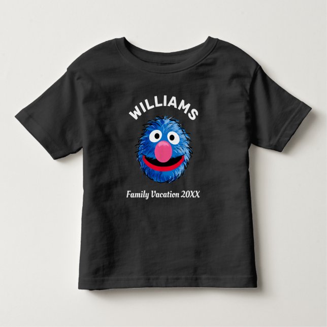 Sesame Street | Vacitet i Grover-familjen T Shirt (Framsida)