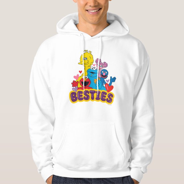 Sesame Street Valentine Besties Hoodie (Framsida)