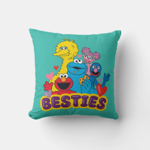 Sesame Street Valentine Besties Kudde