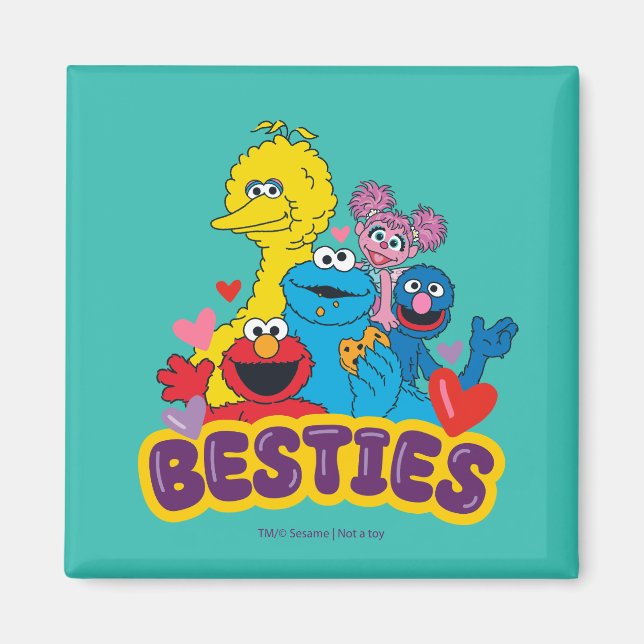 Sesame Street Valentine Besties Magnet (Framsidan)