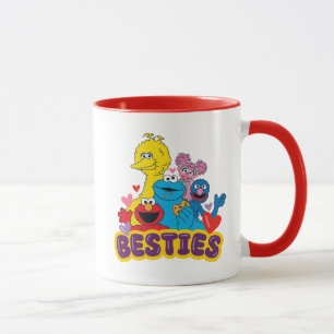 Sesame Street Valentine Besties Mugg