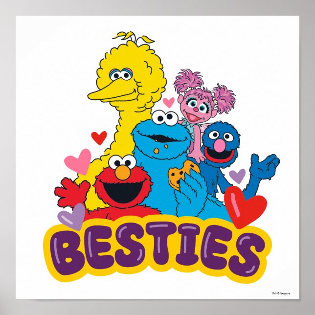 Sesame Street Valentine Besties Poster (Framsidan)