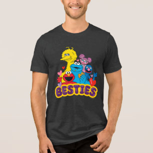 Sesame Street Valentine Besties T Shirt