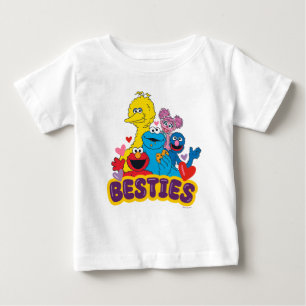 Sesame Street Valentine Besties T Shirt