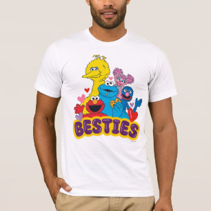 Sesame Street Valentine Besties T Shirt
