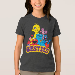 Sesame Street Valentine Besties T Shirt