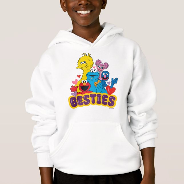 Sesame Street Valentine Besties T Shirt (Framsida)