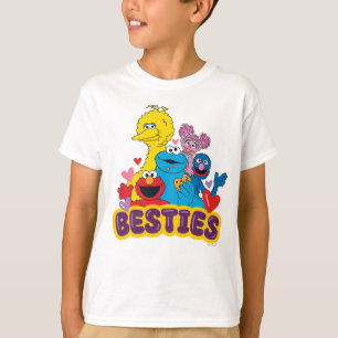 Sesame Street Valentine Besties T Shirt