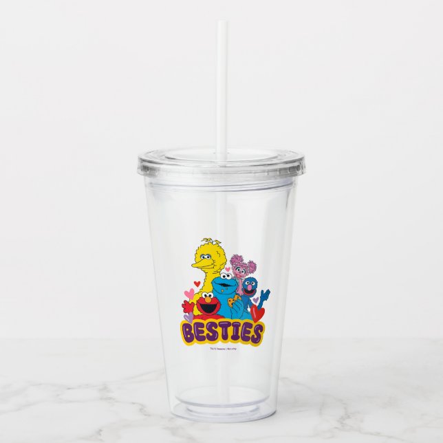 Sesame Street Valentine Besties Take Away Mugg (Framsida)