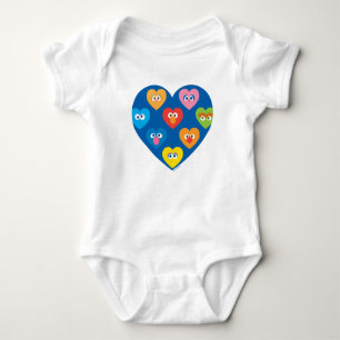 Sesame Street Valentine Hearts Mönster T Shirt