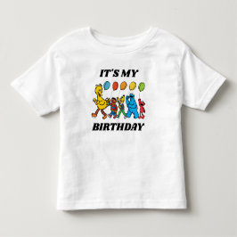 Sesame Street Vänner | Det är min födelsedag T Shirt