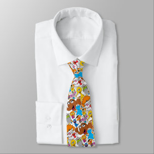 Sesame Street Vänner Doodley Mönster Slips