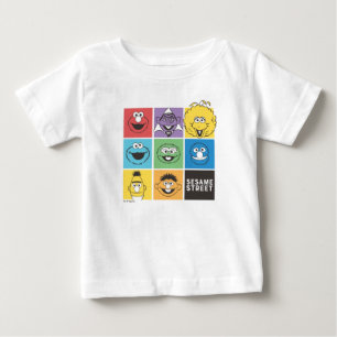 Sesame Street Vänner Färgblock T Shirt