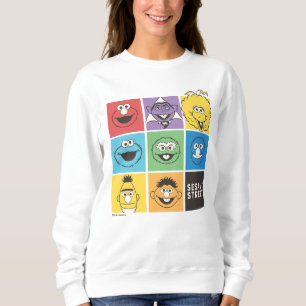 Sesame Street Vänner Färgblock T Shirt