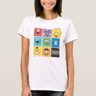 Sesame Street Vänner Färgblock T Shirt
