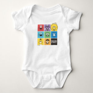 Sesame Street Vänner   Färgblock T Shirt