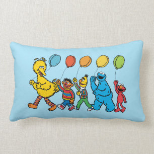 Sesame Street Vänner   Festballonger Lumbarkudde