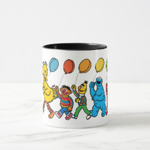 Sesame Street Vänner Festballonger Mugg