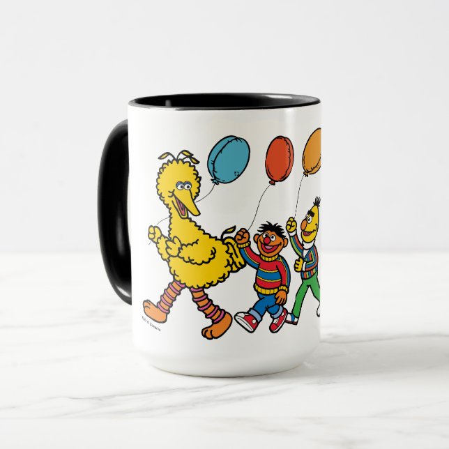 Sesame Street Vänner | Festballonger Mugg (Framsida vänster)