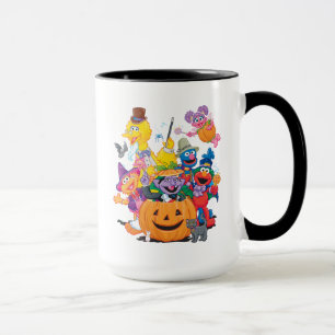 Sesame Street Vänner Gott Halloween Mugg