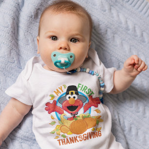 Sesame Street Vänner   Min Första Thanksgiving T Shirt