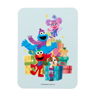Sesame Street vänner och presenter Magnet