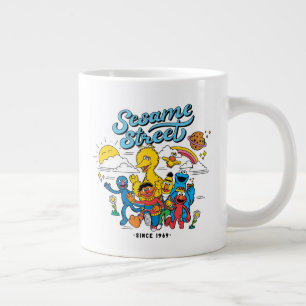 Sesame Street Vänner sedan 1969 Jumbo Mugg