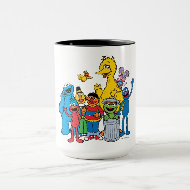 Sesame Street Vänner Vinkar Mugg (Center)