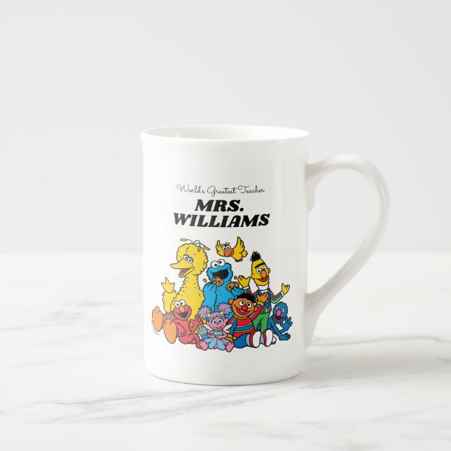 Sesame Street | Världsmästare Lärare Benporslin Mugg (Höger)