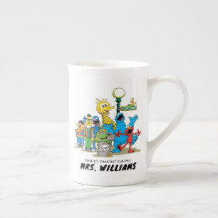 Sesame Street Världsmästare Lärare Benporslin Mugg