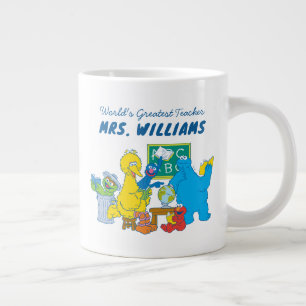Sesame Street Världsmästare Lärare Jumbo Mugg