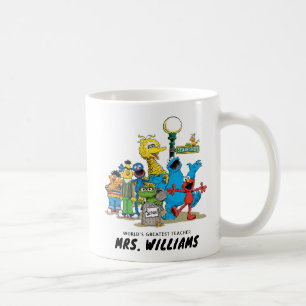 Sesame Street Världsmästare Lärare Kaffemugg