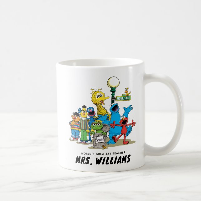 Sesame Street | Världsmästare Lärare Kaffemugg (Höger)