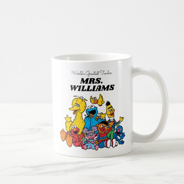 Sesame Street | Världsmästare Lärare Kaffemugg (Höger)