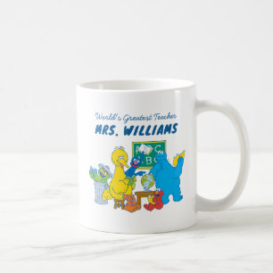 Sesame Street Världsmästare Lärare Kaffemugg