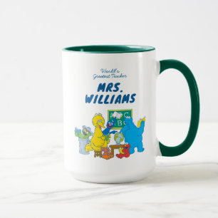 Sesame Street Världsmästare Lärare Mugg