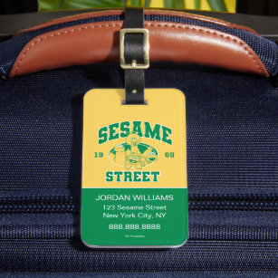 Sesame Street   Vintage 1969 Bagagebricka
