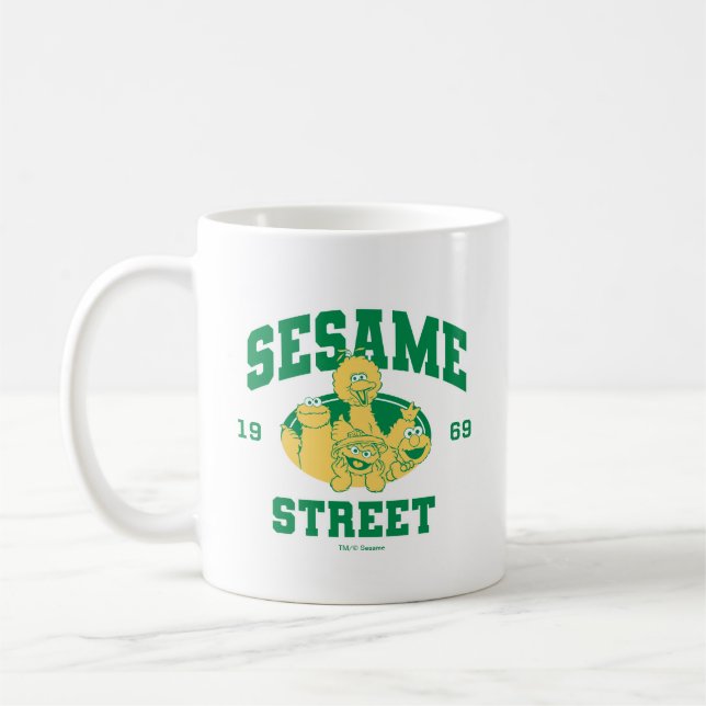 Sesame Street | Vintage 1969 Kaffemugg (Vänster)