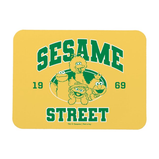 Sesame Street | Vintage 1969 Magnet (Horisontell)