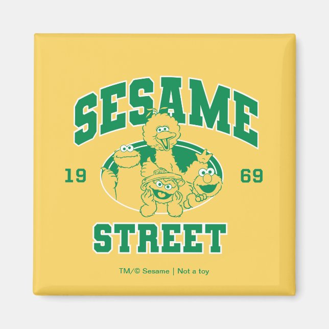 Sesame Street | Vintage 1969 Magnet (Framsidan)