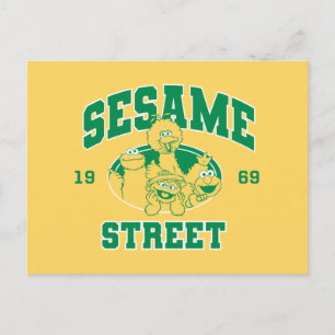 Sesame Street Vintage 1969 Vykort