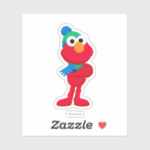 Sesame Street Winter Elmo Klistermärken