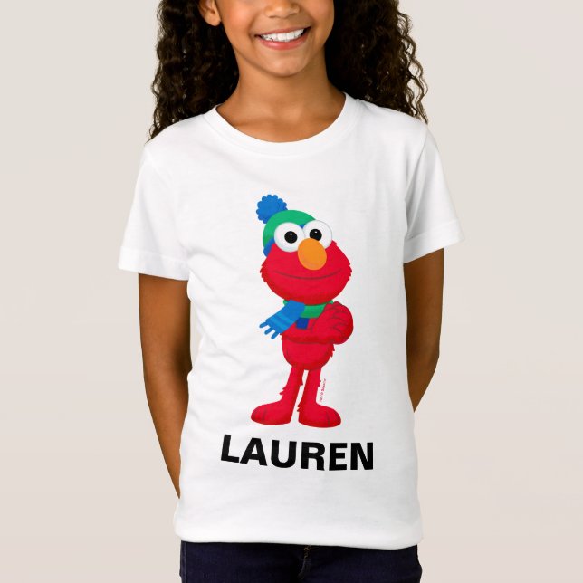 Sesame Street | Winter Elmo T Shirt (Framsida)
