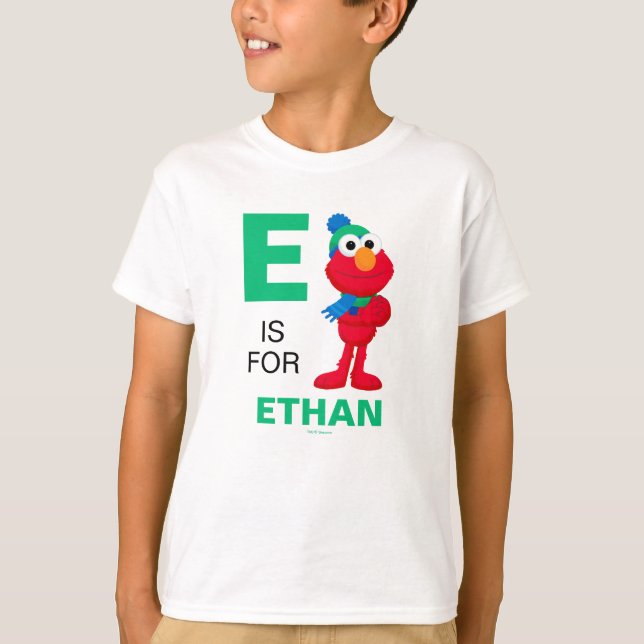 Sesame Street | Winter Elmo T Shirt (Framsida)