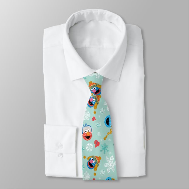 Sesame Street Winter Mönster Slips (Bunden)