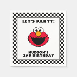 Sesame Streets Elmos Rutat Födelsedag Pappersservett